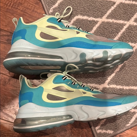 Nike Other - Nike Blue and Green Athletic Shoes with Cushioned Midsole
